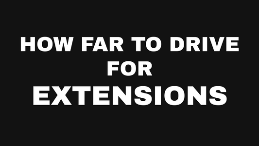 Christian Michael Extensions distance guide at Oh Baby Salon, Bloomington IL.