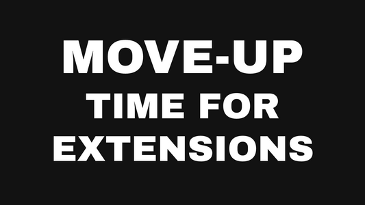 Hair extension move-up appointment frequency guide at Oh Baby Salon, Bloomington IL.
