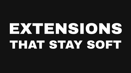 Hand tied extensions care and sleeping tips at Oh Baby Salon, Bloomington IL.