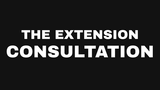 Hair extension consultation guide at Oh Baby Salon, Bloomington IL