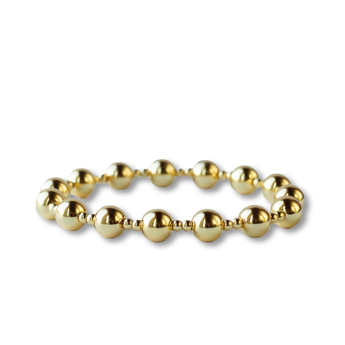 Lenny & Eva: Gold Duo Smooth Bracelet