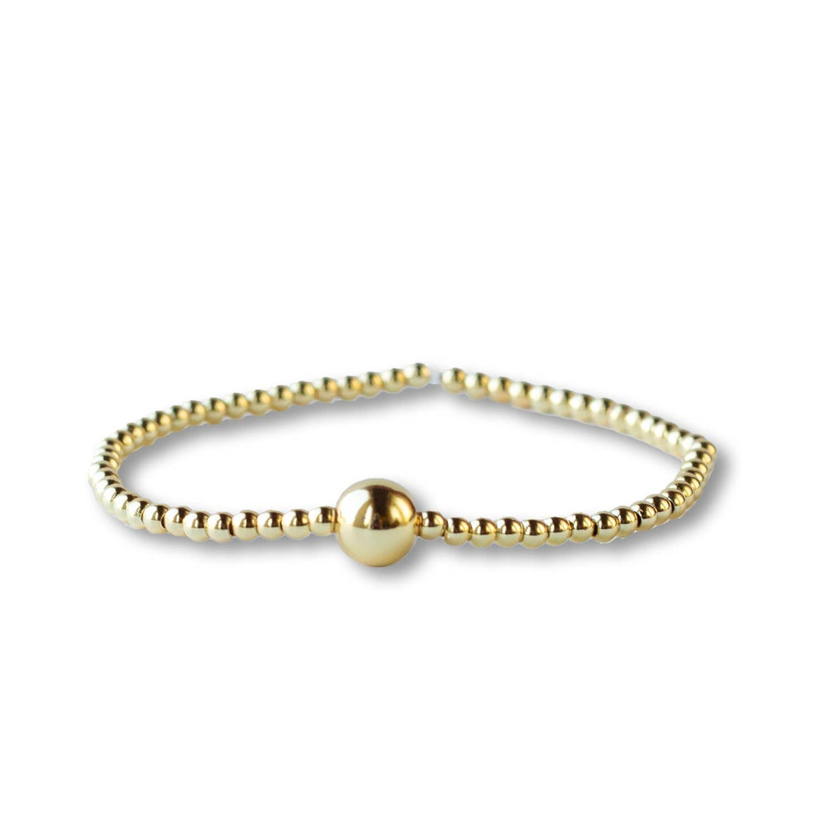 Lenny & Eva: Gold Uno Smooth Bracelet