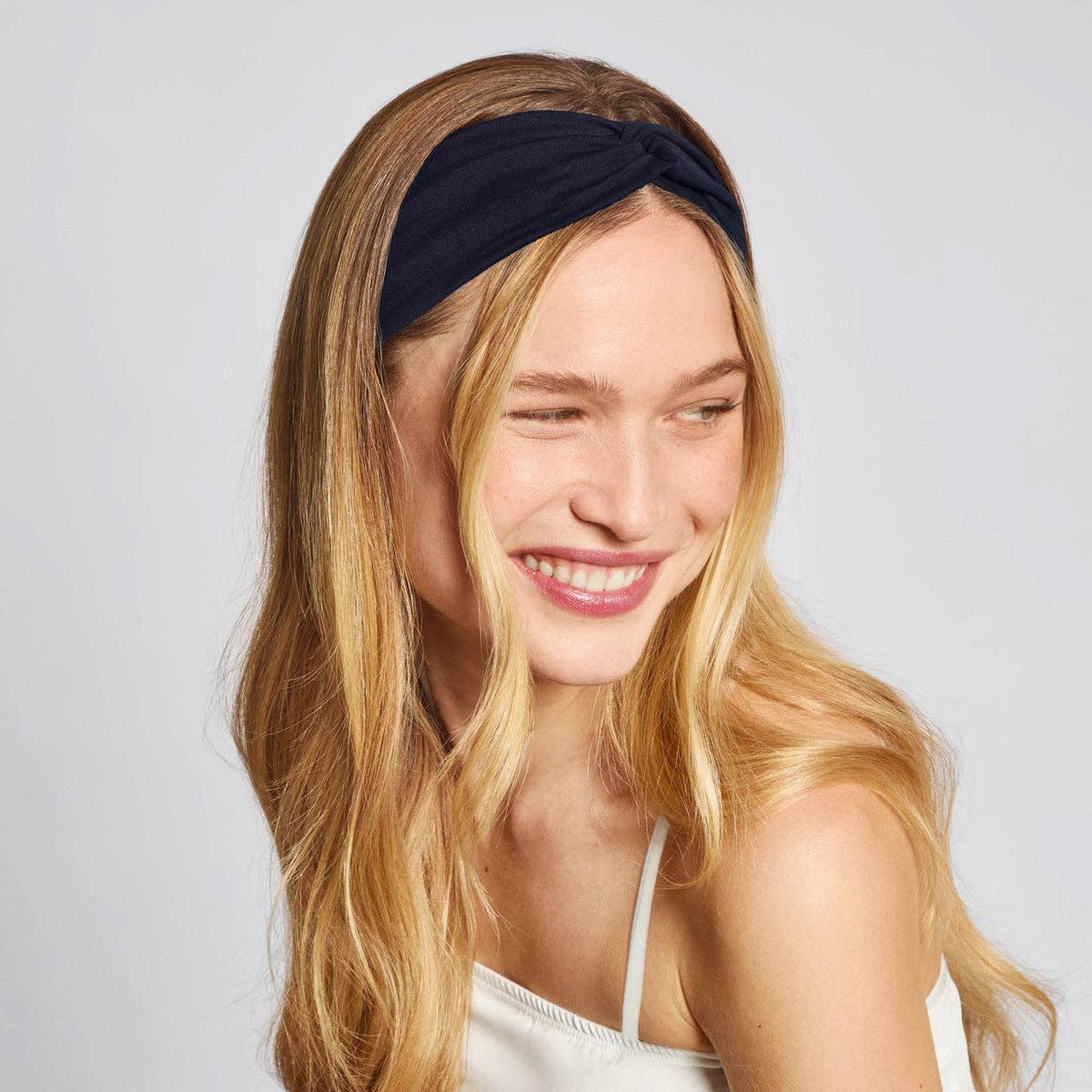 Recycled Fabric Wide Twist Headbands 2pc Set -Garden Bouquet
